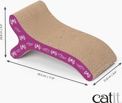 Catit Chaise-Shape Scratcher with Catnip slide 2 of 6