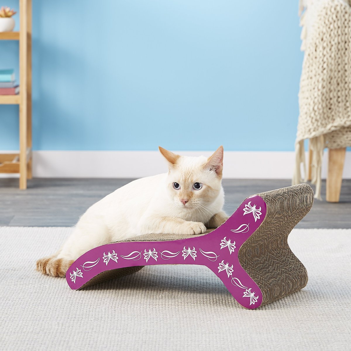 Catit Chaise-Shape Scratcher with Catnip