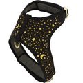 Accent Fashion Metallic Adjustable Dog Harness, Bright Black Galaxy, Small: 16-20-in chest