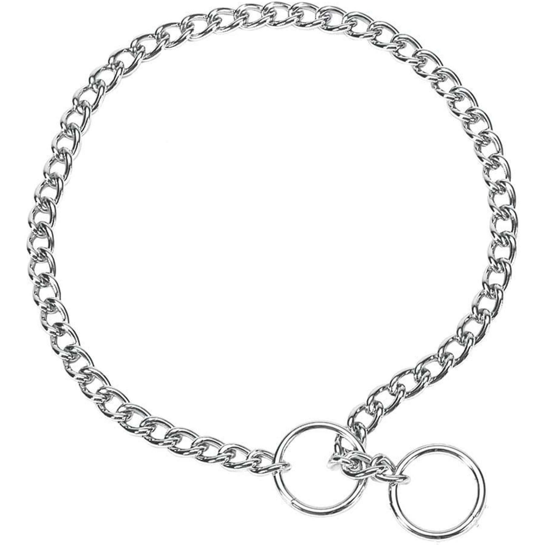 Coastal Pet Titan Heavy Chain Training Collar, Chrome, 4.0 mm