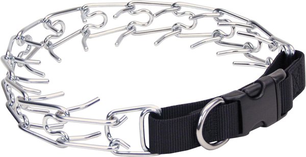 Titan Easy-On Buckle Prong Training Dog Collar, Black, 14-in neck, 2-mm wide slide 1 of 2