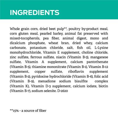 Show full view: Purina Pro Plan Veterinary Diets EN Gastroenteric Fiber Balance Dry Dog Food, 32-lb bag slide 6 of 12