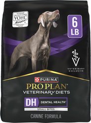 Purina Pro Plan Veterinary Diets DH Dental Health Small Bites Dry Dog Food, 6-lb bag