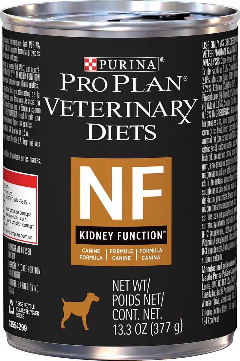 PURINA PRO PLAN VETERINARY DIETS NF Kidney Function Wet Dog Food 13.3 oz case of 12 Chewy