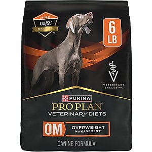 Purina Pro Plan Veterinary Diets OM Overweight Management Dry Dog Food, 6-lb bag