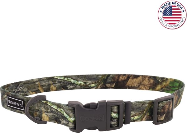 Water & Woods Adjustable Dog Collar, NWTF Obsession, Small: 10-14-in neck, 3/4-in wide slide 1 of 5