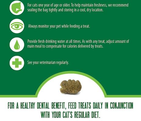 Show full view: Greenies Feline Catnip Flavor Adult Dental Cat Treats, 2.5-oz bag slide 9 of 11