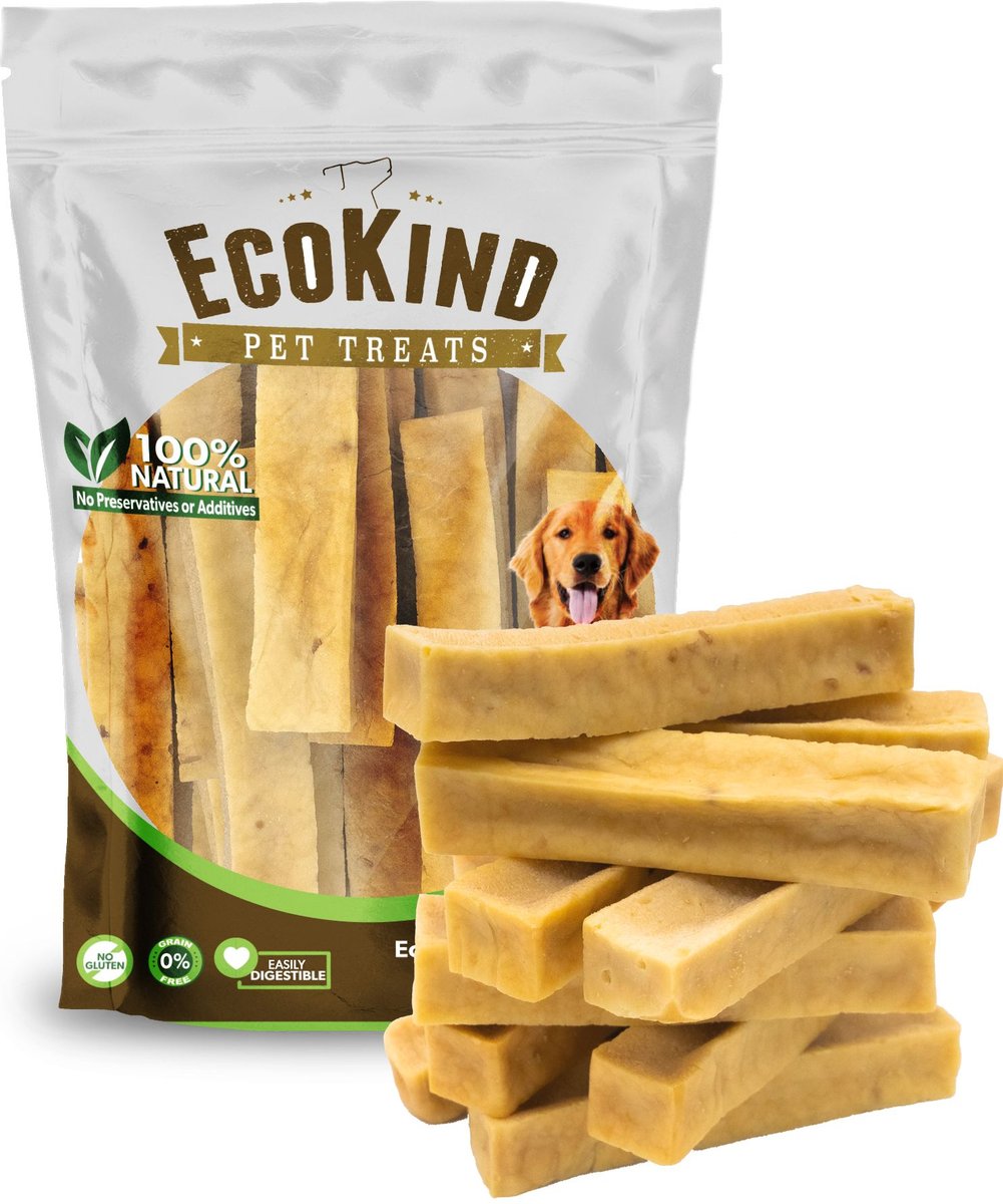 EcoKind Gold Peanut Butter Flavored Yak Chews Dog Treat, Large