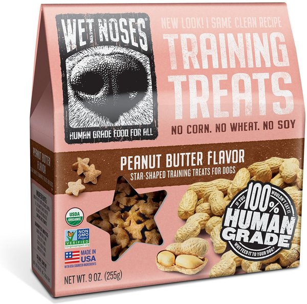 Wet Noses Peanut Butter Little Stars Dog Treats, 9-oz box slide 1 of 8