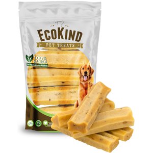 EcoKind Gold Bacon Flavored Yak Chews Dog Treat, Large, 5 count