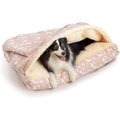 Snoozer Pet Products Rectangle Indoor & Outdoor Cozy Cave Dog & Cat Bed, Blush Pink, Small