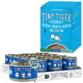 Tiny Tiger Chunks in EXTRA Gravy Tuna Canned Food + Lickables Variety Pack Bisque Cat Treat & Topper