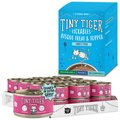 Tiny Tiger Chunks in EXTRA Gravy Beef Canned Food + Lickables Variety Pack Bisque Cat Treat & Topper
