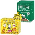 Tiny Tiger Chunks in Gravy Beef & Poultry Variety Pack Canned Food + Lickables Senior Formula Tuna & Chicken Recipe Bisque Cat Treat & Topper