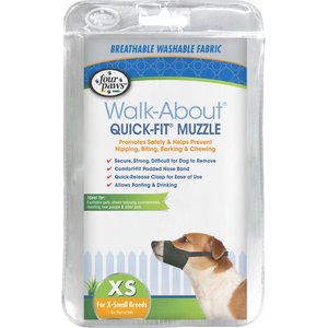 Four Paws Walk-About Quick-Fit Dog Muzzle, XS