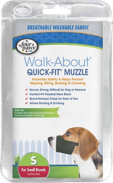 Four Paws Walk-About Quick-Fit Dog Muzzle, S slide 1 of 10