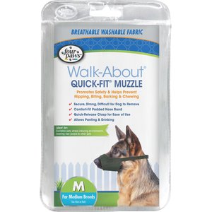 Four Paws Walk-About Quick-Fit Dog Muzzle, M