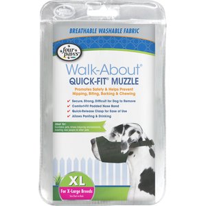 Four Paws Walk-About Quick-Fit Dog Muzzle, X-Large