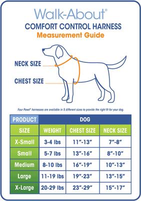 Show full view: Four Paws Comfort Control Dog Harness, Red, Small slide 9 of 12