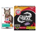 Hill's Science Diet Perfect Weight Chicken Dry Food + Arm & Hammer Litter Clump & Seal Scented Cat Litter