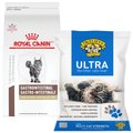 Dr. Elsey's Precious Cat Ultra Unscented Litter + Royal Canin Veterinary Diet Gastrointestinal Fiber Response Dry Cat Food