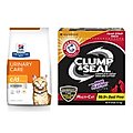 Hill's Prescription Diet c/d Multicare Urinary Care with Chicken Dry Food + Arm & Hammer Litter Clump & Seal Scented Cat Litter