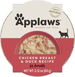 Applaws Chicken Breast with Duck in Broth Pot, 2.21-oz, case of 18