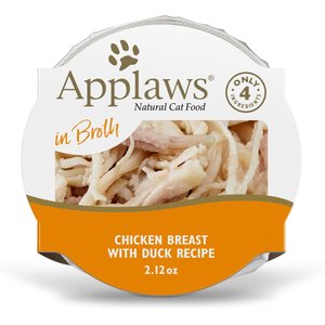 Applaws Chicken Breast w/ Duck in Broth Pot, 2.21-oz, case of 18