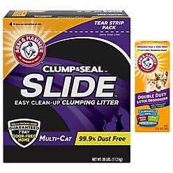 Arm & Hammer Litter Baking Soda Litter Deodorizer + Slide Scented Cat Litter