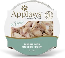 Applaws Sardine with Mackerel in Broth Pot, 2.21-oz, case of 18