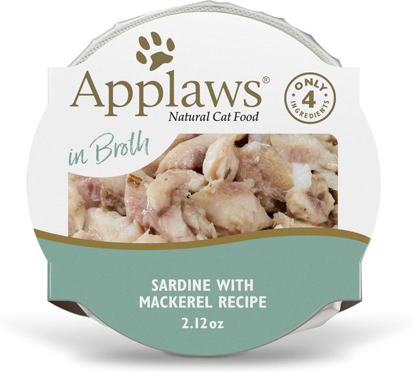 Applaws Sardine w/ Mackerel in Broth Pot, 2.21-oz, case of 18 slide 1 of 7