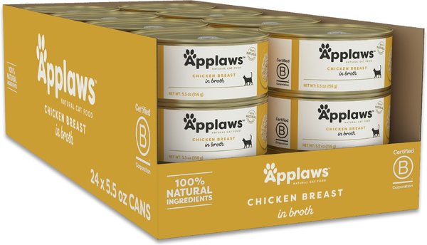 Applaws Chicken Breast Canned Cat Food, 5.5-oz, case of 24 slide 1 of 7