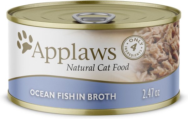 Applaws Ocean Fish Canned Cat Food, 2.47-oz, case of 24 slide 1 of 7