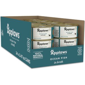 Applaws Ocean Fish Canned Cat Food, 2.47-oz, case of 24
