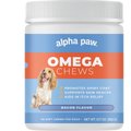 Alpha Paw Omega Chews Coat + Immunity Dog Supplement, 90 count