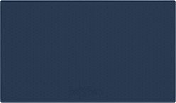 BarksBar Original Silicone Cat & Dog Feeding Mat, Navy Blue, Small