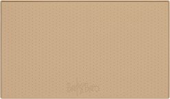 BarksBar Original Silicone Cat & Dog Feeding Mat, Taupe, Small