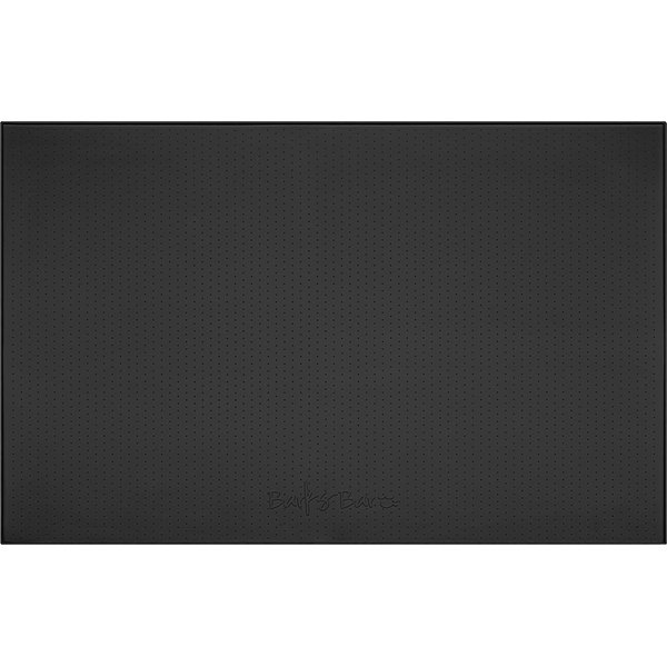 BARKSBAR Original Silicone Cat & Dog Feeding Mat, Black, XLarge
