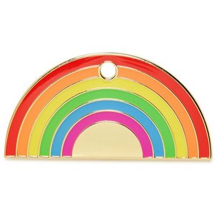 Trill Paws Rainbow Personalized Cat & Dog ID Tag