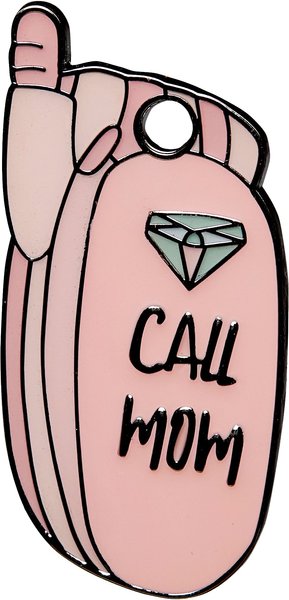 Trill Paws Call Mom Personalized Cat & Dog ID Tag slide 1 of 2