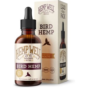 Hemp Well Bird Hempseed Oil Bird Supplement, 2-oz bottle