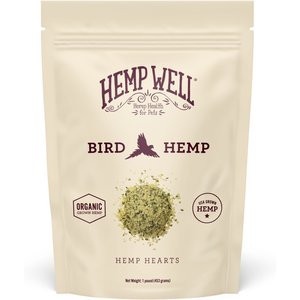 Hemp Well Bird Hemp Hearts Bird Supplement, 1-lb bag