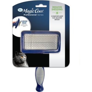 Four Paws Magic Coat Professional Series Comfort-Grip Cat Slicker Brush