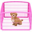 IRIS USA 4-Panel Dog Exercise Playpen, 24-in, Pink - Chewy.com