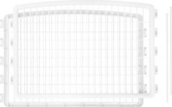 IRIS USA Dog Playpen 2-Panel Add-On, 24-in, White
