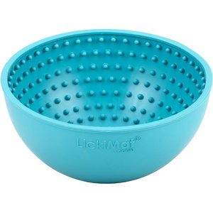 LickiMat Wobble Slow Feeder Dog Bowl, Turquoise
