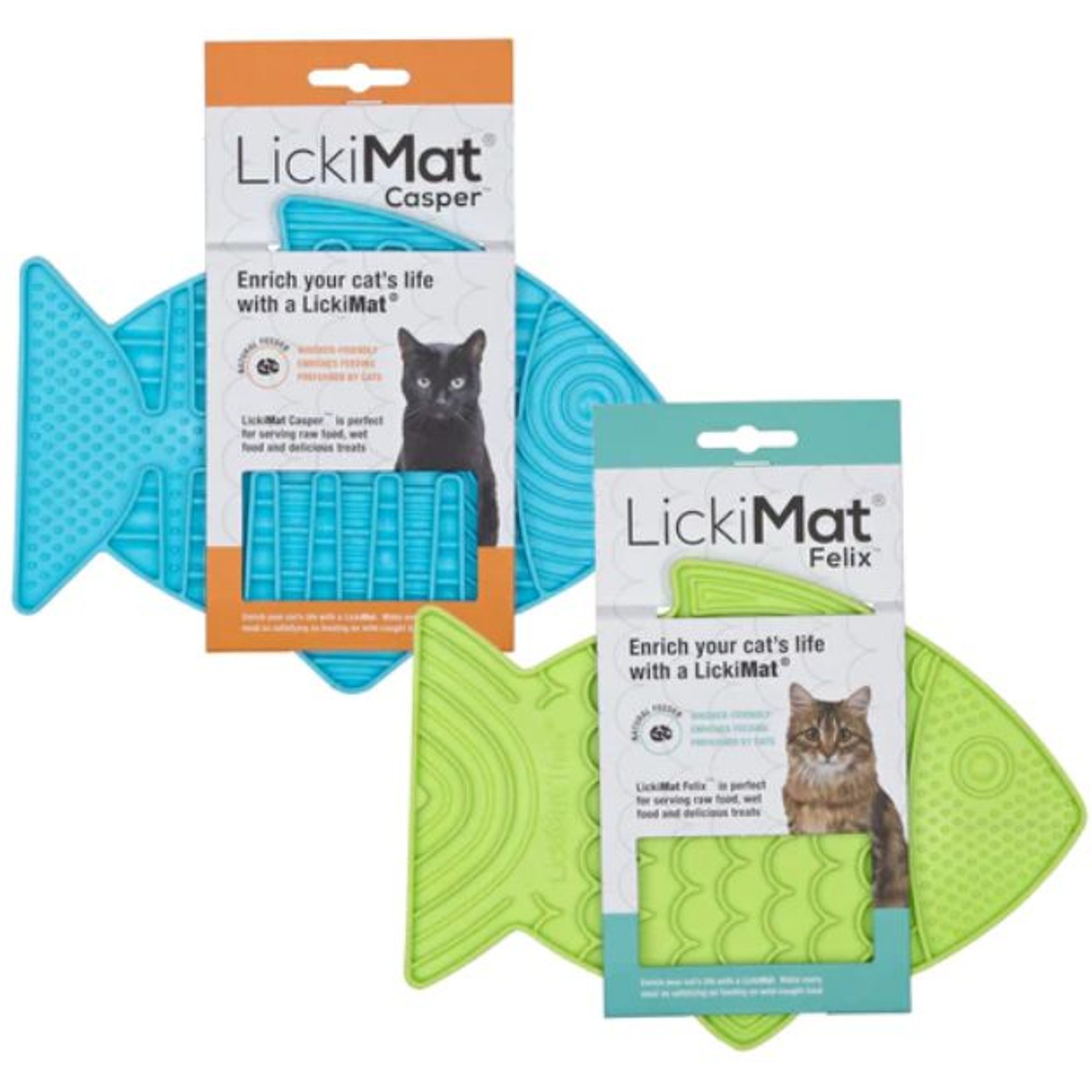 Lickimat Treat Mat for Cats - Green