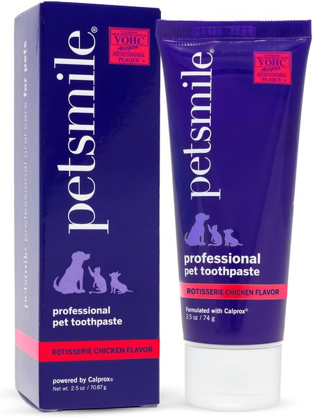 Petsmile Professional Rotisserie Chicken Flavor Dog Toothpaste, Small, 2.5-oz tube slide 1 of 5