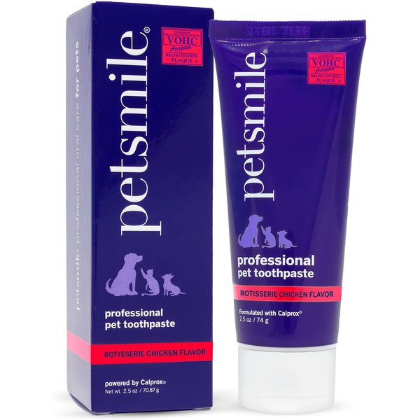 PETSMILE Professional Rotisserie Chicken Flavor Dog Toothpaste, Small