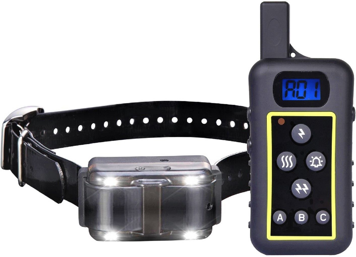 GROOVYPETS 2400 Yard Hunting Pet Trainer Waterproof Rechargeable Remote